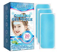 Cooling Fever Patch, 20Pcs Cooling Gel Sheets, Cooling Patches for Migraine Headache, Cooling Gel Pads for Kids & Adults