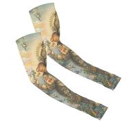 Cooling for Summer Cooling Compression Arm Sleeves for Men Women for Driving Commuting Stretchy for Most Arms Divinity Art