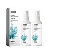 Cooling Fresh Deodorant Spray, ll-Day Body & Underarm Odor Control Mist, Fast Drying Non-Sticky, Portable All-Body Freshness Mist, Mild Fast-Absorbing Odor Neutralizer For Daily Care (2PCS)