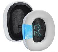 Cooling Gel Earpads for Logitech G522 Grey Black Pair(D) | High-protein leather, soft touch, exact G522 fit, grey and black options, long-lasting wear