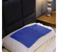 Cooling Gel Mat Pillow Insert - Blue Pvc Cool Gel Pillow Inlay Pad For Natural Cooling & Comfort - Measures 51 X 33.5Cm