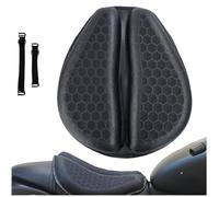 Cooling gel motorcycle seat cushion, 3D honeycomb structure motorcycle gel seat cushion, prevents tailbone pain, provides maximum support, and is easy to install and clean.