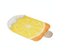 Cooling Gel Pad for Pets Anti-Heat Pet Bed Mat for Animals Dog Cat Cooling Pad with Gel and Cushioning Cotton Suitable for Indoor Hot Days Bedding, Lemon, size to 6