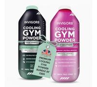 Cooling Gym Powder 2 Pack - for Men & Women 170g Each | Talc Free Powder for Women & Mens Talcum Powders | Anti Chafing | Bundled by Great British Home