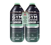 Cooling Gym Powder for Men 2 x 170 g |100% Talc-Free Anti Chafing with Menthol, Bergamot & Cedarwood | Men’s Talcum Powder UK by Great British Home