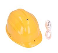 Cooling Hard Hat with Built-in Fan and 7000mAh Rechargeable Battery Safety Helmet for Construction Outdoor Work LED Headlight Helmet Removable Fan Attachment for Transportation