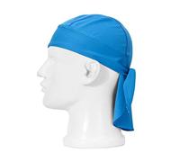 Cooling Head Wrap, Breathable Mesh Skull Cap Head Sweat Caps for Men, Headd Sweat Scarf Cooling Helmet Liner for Men Running Cycling Motorcycle (Blue)