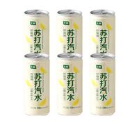 【cooling】【hydration】7FRESH Lemon flavored soda water drink 330ml*6