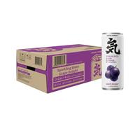【cooling】【hydration】Genki Forest Soda Sparkling Water Summer Black Grape Flavor 330ml*24