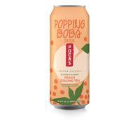 【cooling】【hydration】POCAS Sweet Popping Boba Peach Oolong Tea Drink 490ml