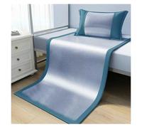 Cooling Ice Silk Sleeping Mat, Breathable Summer Bed Pad With Non-Slip Straps For Hot Sleepers, Perfect For Bed Couch Camping