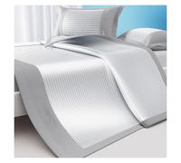Cooling Ice Silk Summer Sleeping Mat Breathable Honeycomb Design with 2 Pillowcases Portable & Foldable Machine Washable Ideal for Bedroom & Living Room Use.