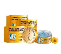 Cooling Massage Gel, Triple-Action, Joint Relief | Fast-Absorbing Muscle Soothe For Knees, Neck & Shoulders, Ideal For Sports Recovery & Sedentary Office Use,Herbal Massage Gel