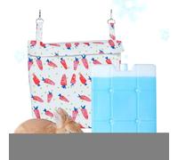 Cooling Mat for Bunny - Bunny Puppy Cooling Mat | Portable Chew-Resistant Cold Cushion Washable Rug for Travel Car Sofa Bedroom Garden Beach Playpen