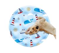 Cooling Mat for Cats - Bunny Cooling Mat,Waterproof Round Portable Cushion Sleeping Support for Small Animals Indoor During Car Travel Kittens Puppies Bunny