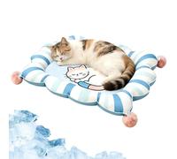 Cooling Mat for Cats Cute Pattern Indoor Sleeping Pad