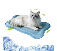 Cooling Mat for Dogs 16.5inx22.8in Bone Shape Portable Pet Sleeping Pad