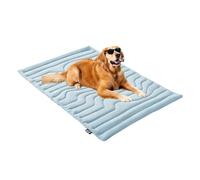 Cooling Mat for Dogs All-Season Hot Weather Cushion | Ice Silk Pet Cooling Mat for Small Medium Large Breeds Travel Sleeping Resting Shelter Backyard Kennel Sofa (Light Blue)