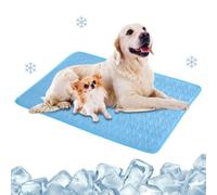 Cooling Mat for Dogs, Cats and Pets | Foldable Washable | Cooling Cat Bed Pad | for Small, Medium and Large Puppies, Cats, Transport Boxes, Kennels, Sofa, Bed, Indoor Outdoor Use