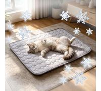 Cooling Mat for Dogs & Cats, Pet Cool Bed Mat, Washable Pet Bed Mats for Dogs and Cats, Non-Slip Cool Blanket for Indoor Outdoor Use, Ideal for Hot Summer