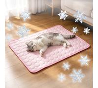 Cooling Mat for Dogs & Cats, Pet Cool Bed Mat, Washable Pet Bed Mats for Dogs and Cats, Non-Slip Cool Blanket for Indoor Outdoor Use, Ideal for Hot Summer