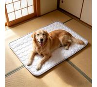 Cooling Mat for Dogs & Cats, Self-Cooling Gel Pad, Foldable, Easy to Clean, Portable, Durable Leakproof Pet Cool Mat Bed Mattress for Extra Large Dogs Cats Puppy in Hot Summer Large (150x100cm)