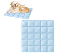Cooling Mat For Dogs, Cooling Blanket, Pet Coolings Mat, Pet Coolings Mats For Cats, Interactive Water Sensory Playmat With Fish For Pets Cat And Dog (40x40Cm), Keeping Pets Cool In Hot Summer
