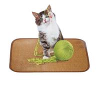 Cooling Mat for Dogs - Dog Cool Mat Pet Cooling Pad Natural Straw Material Summer Small Medium Large Dog Bed Bedding Supplies