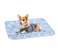 Cooling Mat for Dogs | Easily Washable Dog Mat, Portable Washable Easy Blanket for Cats Puppies and Furry Friends Size Fifty- by Forty Centimetres Indoor
