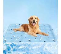 Cooling Mat for Dogs, Gel Pet Cooling Pad, Waterproof & Easy Clean Summer Chill Mat for Large Medium Dogs, Cats, Pressure Activated Cooling Bed