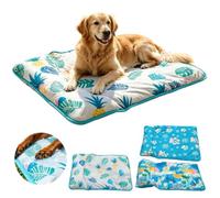 Cooling Mat for Dogs, Heat Relief Self Cooling Cats Mat, Portable Pet Cooling Mat, Washable Summer Pet Bed Mat for Crates,Kennels and Beds,Non-Slip Cool Blanket for Indoor Outdoor Use A5