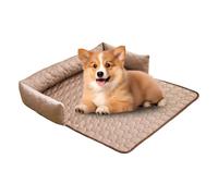 Cooling Mat for Dogs - Mat Sofa Cover for Dogs, Comfortable Breathless Cushion Cover with Non Slip Base Pet Cage Cage House Kitten Chato