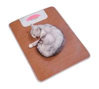 Cooling Mat for Dogs - Pet Cooling Pad | Wear-Resistant Rattan Summer Mat for Dogs and Cats on Sofa Crate Car Bed Cage Indoor Outdoor Use to Beat The Heat and Keep Pets Comfy