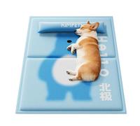 Cooling Mat for Dogs, Removable Headrest, Easy to Clean Lying , Cooling Mat for Dogs Outdoors, for Cats and Puppies in Summer, Outside, in Hot Weather and Indoors, When Camping At The Pa