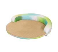 Cooling Mat for Dogs, Washable Natural Rattan Pet Bed Mat, Cat Sofas, Armchair, Furniture for Office, Living Room, Bedroom, Patio, Garden
