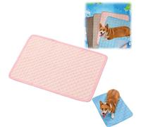 Cooling Mat for Dogs Waterproof Reversible Pet Cooling Pad Washable Ice Silk Cool Mats & Sleeping Pad for Indoor or Outdoor Pet Self Cooling Crate Mats Portable (5,Large)