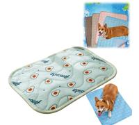 Cooling Mat for Dogs Waterproof Reversible Pet Cooling Pad Washable Ice Silk Cool Mats & Sleeping Pad for Indoor or Outdoor Pet Self Cooling Crate Mats Portable (10,Large)