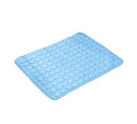Cooling Mat For Large Dogs - Ice Silk Self-Cooling Pad With Non-Slip Base | Waterproof Foldable Pet Mat For Crate, Car, Indoor Outdoor Use - Summer Cooling Bed For Cats & Dogs