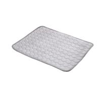 Cooling Mat For Large Dogs - Ice Silk Self-Cooling Pad With Non-Slip Base | Waterproof Foldable Pet Mat For Crate, Car, Indoor Outdoor Use - Summer Cooling Bed For Cats & Dogs