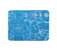 Cooling Mat on Dogs Portable Pad, Lightweight Pet Cool for Summer Heat Relief, Indoor Outdoor Cat Bed Accessory, Ideal for Small Pets, Bedroom, House, Patio, Blue Color