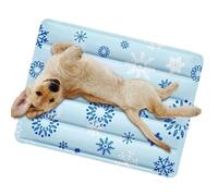 Cooling Mat with Cushion for Dogs - Cooling Blanket for Dogs - Cooling Dog Sleeping Pad - Soft and Reusable, Heat Resistant and Washable for Animals