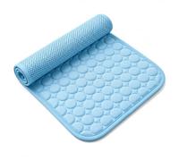 Cooling Mats For Humans Cooling Mat For Dogs And Cats, Summer Pet Cool Mat With Scratch-Resistant Surface, Easy To Clean, Blue, Medium Size(M 24.4'X19.7')