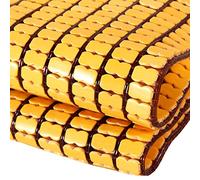 Cooling Mattress Pad Summer Anti Slip Bamboo Sleeping Mat Breathable Air Conditioning Pad for Single & Double Bed (79x87in 200x220cm) Sweat Absorbent & Comfortable