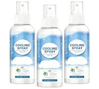 Cooling Mist Spray for Face and Body, Hydrating Face Mist Spray Moisturiser for Hot Weather, Refreshing Mist Spray for Hot Summer Weather, Portable Travel Size 100ml - Keep Cool & Refreshing (3pcs)