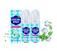 Cooling Mist Spray for Hot Weather, Summer Cooling Face And Body Mist Spray, Hydrating Face & Refreshing Body Mist, After Sun Spray, Keep Cool & Refreshing Feeling, for Summer Travel & Sports (2PCS)