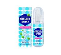 Cooling Mist Spray for Hot Weather, Summer Cooling Spray for Face and Body, Instant Relief for Heat Stroke, Natural Mint Cooling Water for Skin and Clothes, Portable Travel Size (1)