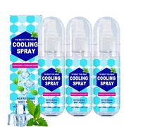 Cooling Mist Spray for Hot Weather, Summer Cooling Spray for Face and Body, Natural Mint Sprays - Instant Relief, Heat Stroke Prevention, Cool Face Mist, Portable Refreshment Anywhere (3)