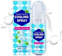 Cooling Mist Spray for Hot Weather, Summer Cooling Spray for Face and Body, Natural Mint Sprays, Personal Rapid Agent Coolings,Heat Stroke Prevention for Sports, Outing, Camping (1)