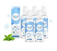 Cooling Mist Spray for Hot Weather,Summer Cooling Spray for Face & Body, Hydrating Face Mist & Body Moisturiser Spray, Revives Dry & Skin, Suitable for Daily Use to Keep Cool (5Pc)