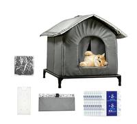 Cooling Outdoor Cat House Foldable Cool Shelter with Ice Packs
